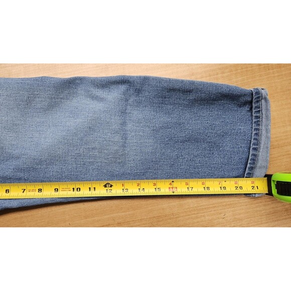 Old Navy Jeans Womens 6 Blue Sweetheart Capri Cropped Denim Mid Rise Stretch - Picture 8 of 8